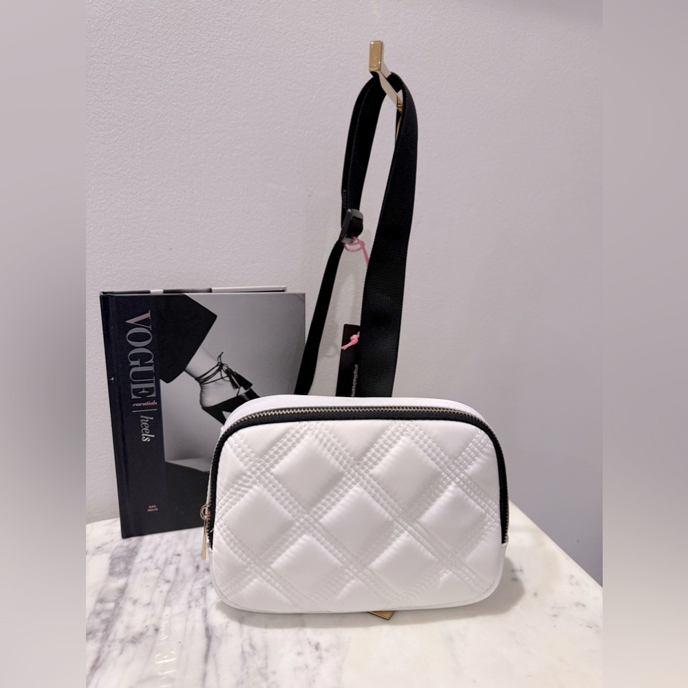 LIKE DREAMS Structured Utility Quilted Nylon Fanny Pack